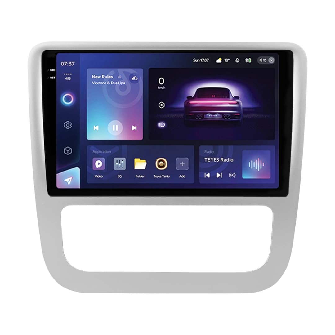 Navigatie Auto Teyes CC3 2K Volkswagen Scirocco 2008-2017 4+64GB 9.5" QLED Octa-core 2Ghz Android 4G Bluetooth 5.1 DSP