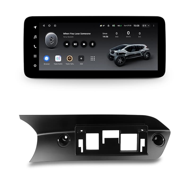 Navigatie auto Teyes Lux One Mercedes-Benz C Class W204 2011-2015 NTG 4.5 6+128GB 12.3” IPS Octa-Core 2.0 GHz Android 4G DSP Bluetooth 5.1