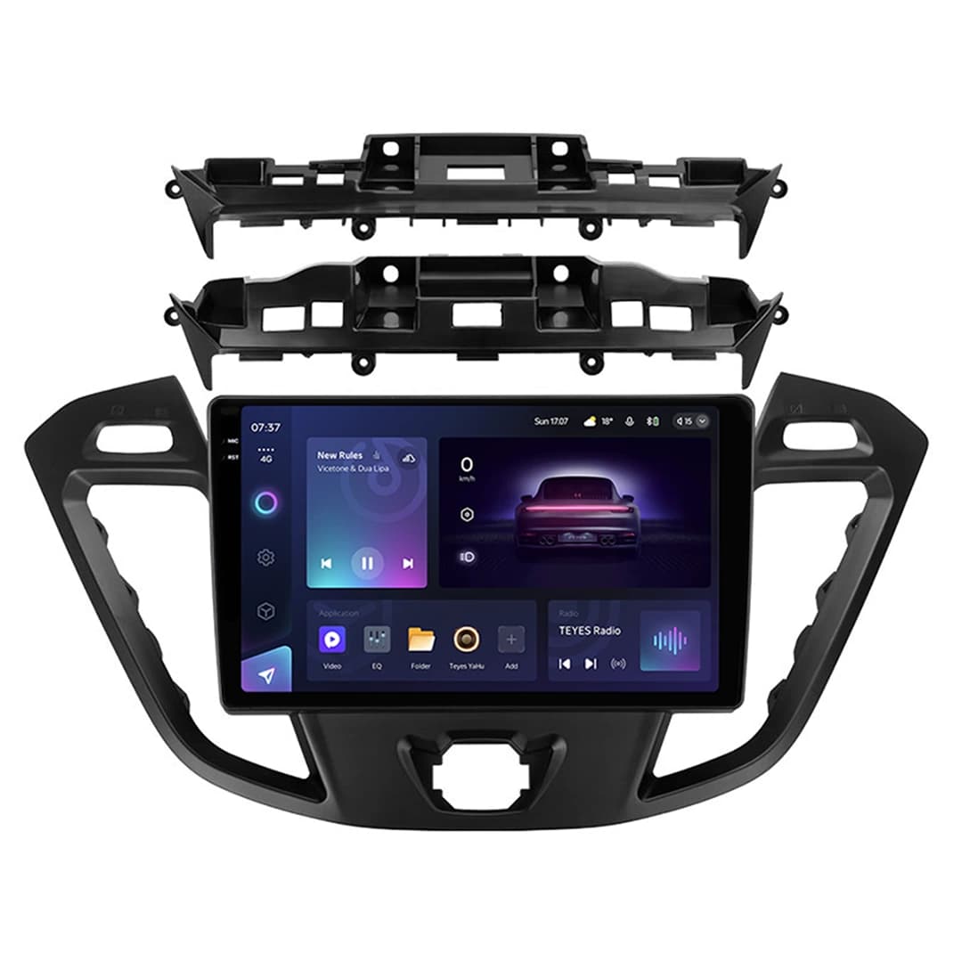 Navigatie Auto Teyes CC3 2K Ford Transit Custom 2012-2023 6+128GB 9.5" QLED Octa-core 2Ghz Android 4G Bluetooth 5.1 DSP