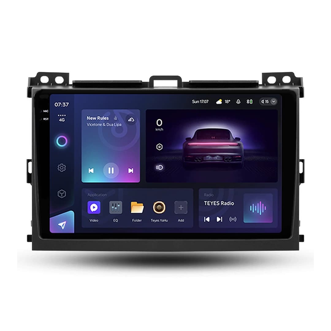 Navigatie Auto Teyes CC3 2K Toyota Land Cruiser Prado J150 2009-2013 4+64GB 9.5" QLED Octa-core 2Ghz, Android 4G Bluetooth 5.1 DSP