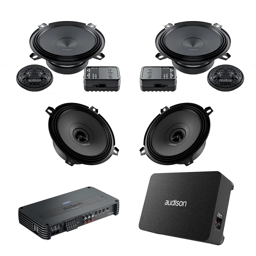 Pachet Difuzoare Auto cu subwoofer Alfa Romeo Spider 1995-2010 Audison Prima 1010 W