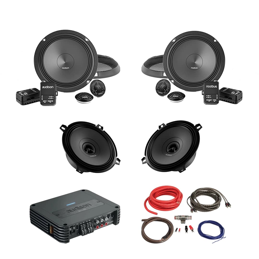 Pachet Difuzoare Auto cu amplificator Opel Astra H 2004-2014 Audison Prima 560 W