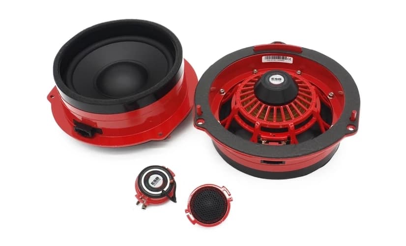Difuzoare auto ESB dedicate Audi A6/A4/Q5 Rear, set componente, 165mm, 175W RMS, 4Ω, set 4 difuzoare