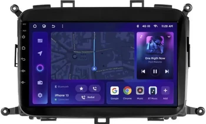 Navigatie Auto MOSS M2 Kia Carens 3 2013-2019 4+64GB 9" IPS Octa-core 1.6Ghz, Android 4G Bluetooth 5.1 DSP