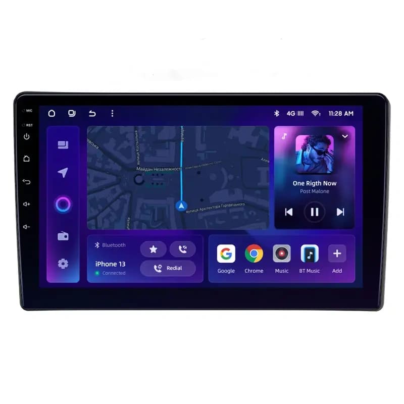 Navigatie Auto MOSS M2 Peugeot 308 2013-2017 4+64GB 9" IPS Octa-core 1.6Ghz, Android 4G Bluetooth 5.1 DSP