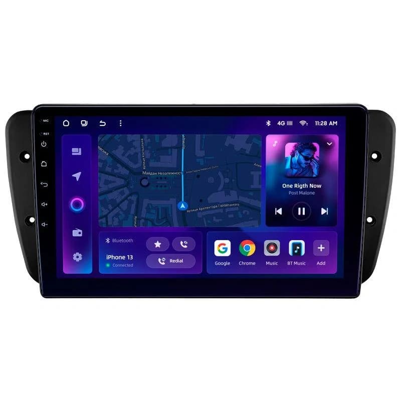 Navigatie Auto MOSS M2 Seat Ibiza 4 2008-2017 4+64GB 9" IPS Octa-core 1.6Ghz, Android 4G Bluetooth 5.1 DSP
