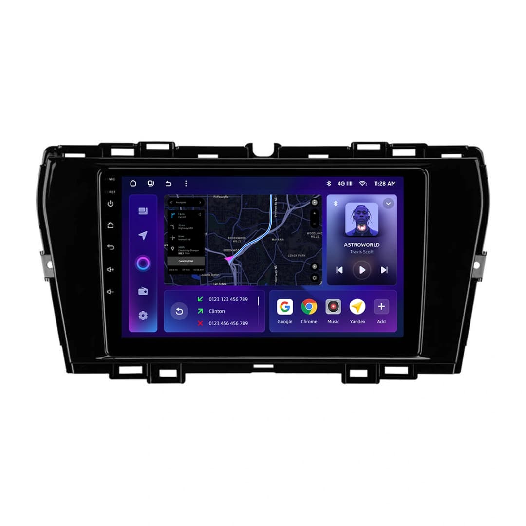Navigatie Auto MOSS M2 SsangYong Tivoli 2019-2021 4+64GB 9" IPS Octa-core 1.6Ghz, Android 4G Bluetooth 5.1 DSP
