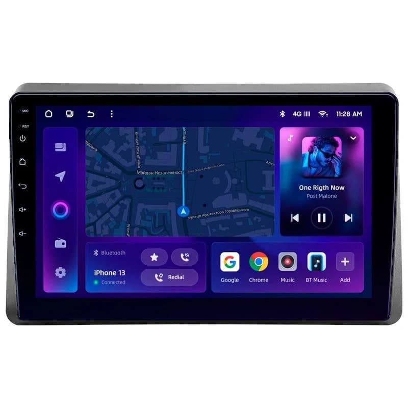 Navigatie Auto MOSS M2 Renault Master 2019-2022 4+32GB 10" IPS Octa-core 1.6Ghz, Android 4G Bluetooth 5.1 DSP