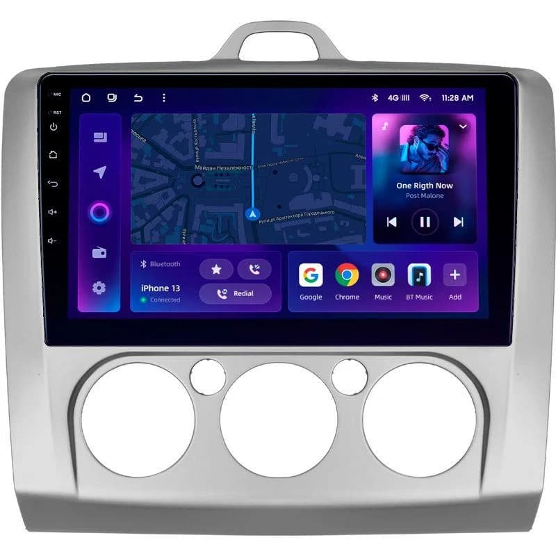 Navigatie Auto MOSS M2 Ford Focus 2 2005-2010 4+64GB 9" IPS Octa-core 1.6Ghz, Android 4G Bluetooth 5.1 DSP