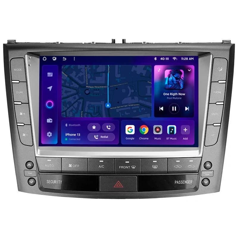 Navigatie Auto MOSS M2 Lexus IS 2005-2013 4+64GB 9" IPS Octa-core 1.6Ghz, Android 4G Bluetooth 5.1 DSP