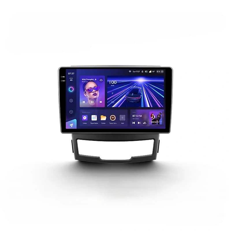 Navigatie Auto Teyes CC3 2K SsangYong Korando 3 2010-2013 4+64GB 9.5" QLED Octa-core 2Ghz, Android 4G Bluetooth 5.1 DSP