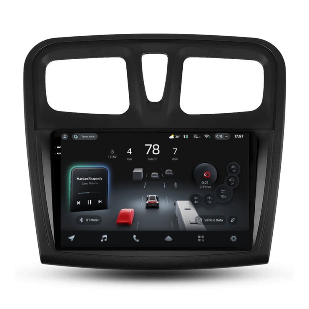 Navigatie Auto cu Asistenta AI Teyes CC4 PRO Dacia Logan 2 2016-2020 8+128GB 9.5" QLED, Android 13, 5G, 7.1 DSP, CarPlay