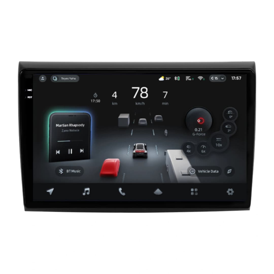 Navigatie Auto cu Asistenta AI Teyes CC4 PRO Fiat Bravo 2007-2014 8+128GB 9.5" QLED, Android 13, 5G, 7.1 DSP, CarPlay