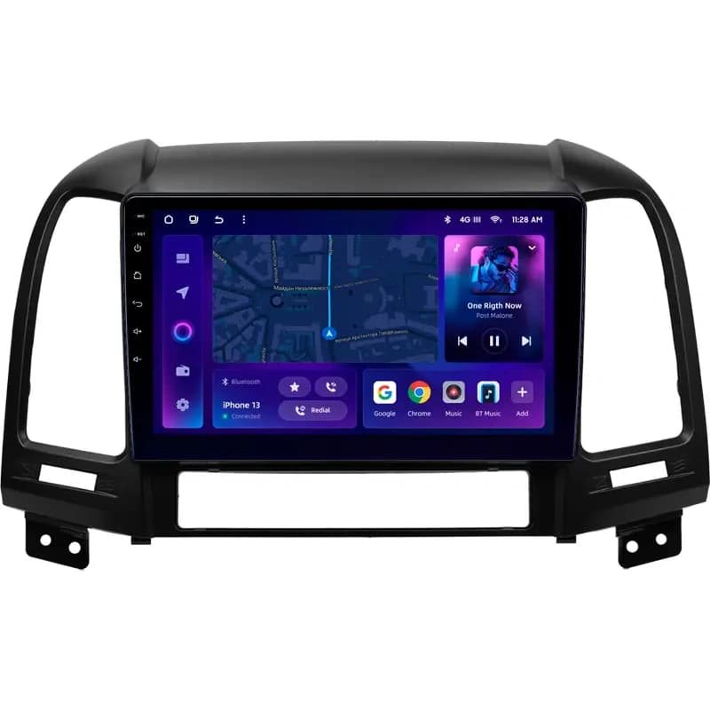 Navigatie Auto MOSS M3 Hyundai Santa Fe 2 2007-2012 4+32GB 9" QLED Octa-core 2Ghz, Android 4G Bluetooth 5.1 DSP