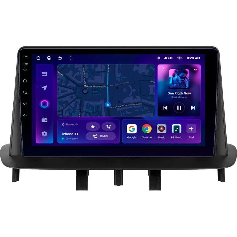 Navigatie Auto MOSS M3 Renault Megane 3 2008-2014 4+32GB 9" QLED Octa-core 2Ghz, Android 4G Bluetooth 5.1 DSP