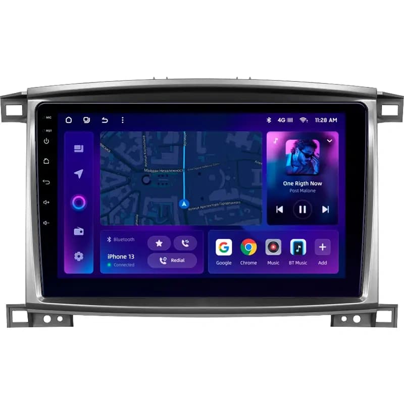 Navigatie Auto MOSS M3 Toyota Land Cruiser LC J100 2002-2007 4+32GB 9" QLED Octa-core 2Ghz, Android 4G Bluetooth 5.1 DSP