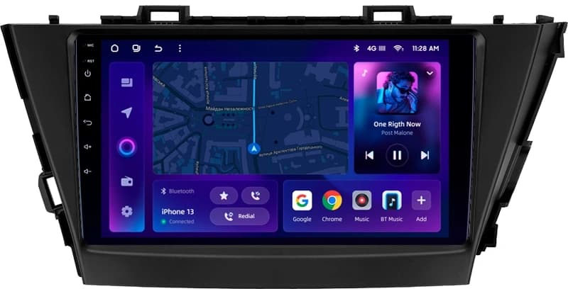 Navigatie Auto MOSS M3 Toyota Prius XW30 2009-2015 4+32GB 9" QLED Octa-core 2Ghz, Android 4G Bluetooth 5.1 DSP