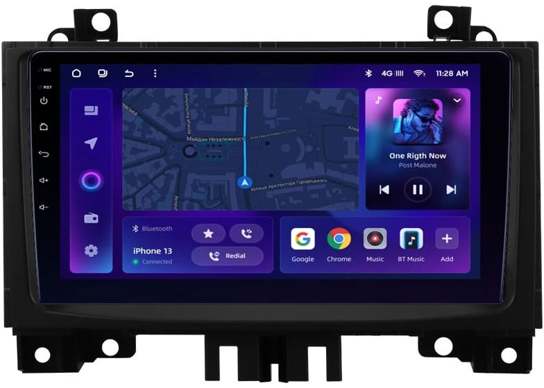 Navigatie Auto MOSS M3 Mercedes-Benz Crafter 2006-2017 4+32GB 9" QLED Octa-core 2Ghz, Android 4G Bluetooth 5.1 DSP