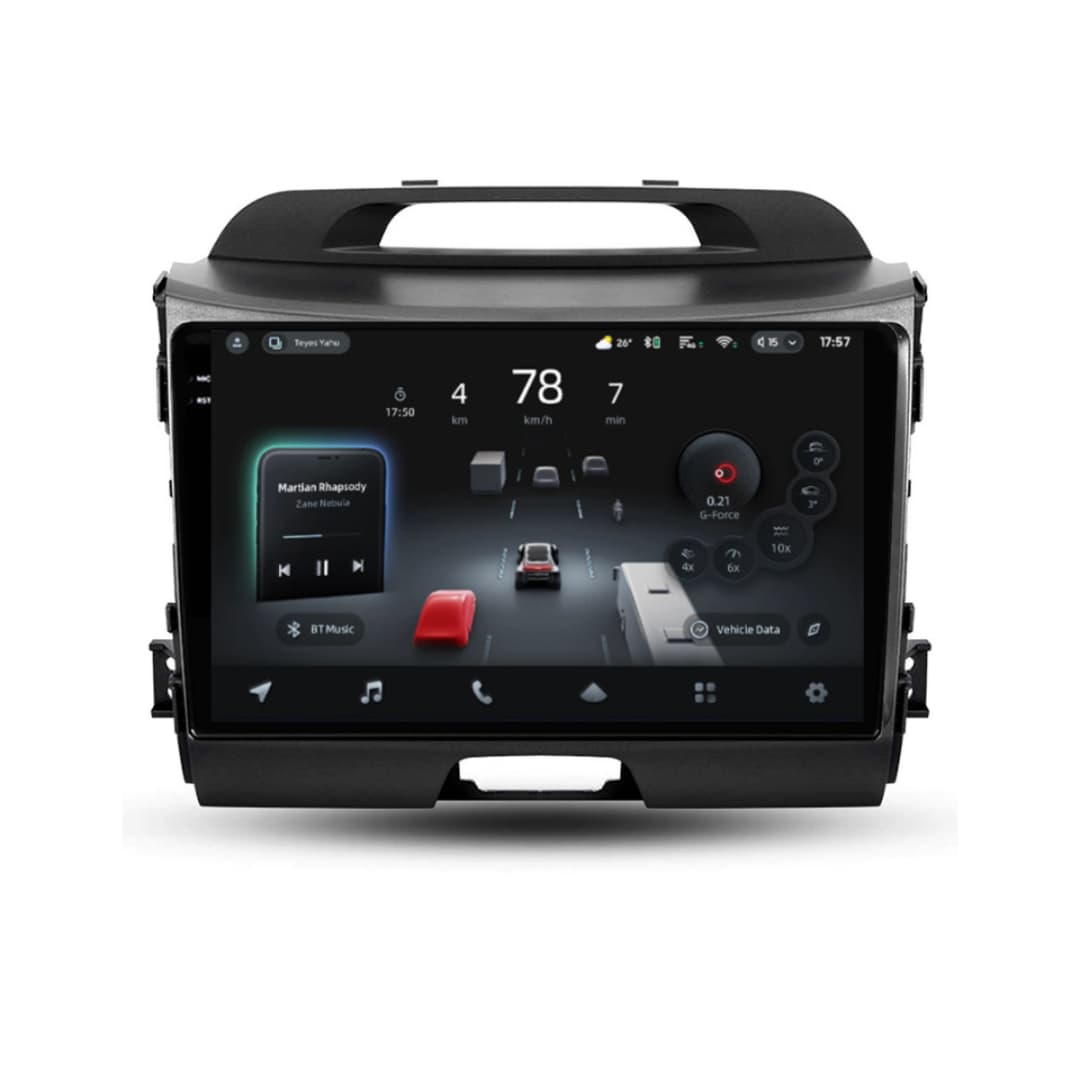 Navigatie Auto cu Asistenta AI Teyes CC4 PRO Kia Sportage 3 2010-2016 8+128GB 9.5" QLED, Android 13, 5G, 7.1 DSP, CarPlay