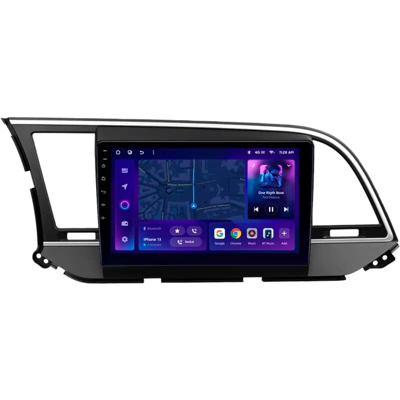 Navigatie Auto MOSS M3 Hyundai Elantra 6 2015-2018 4+32GB 9" QLED Octa-core 2Ghz, Android 4G Bluetooth 5.1 DSP