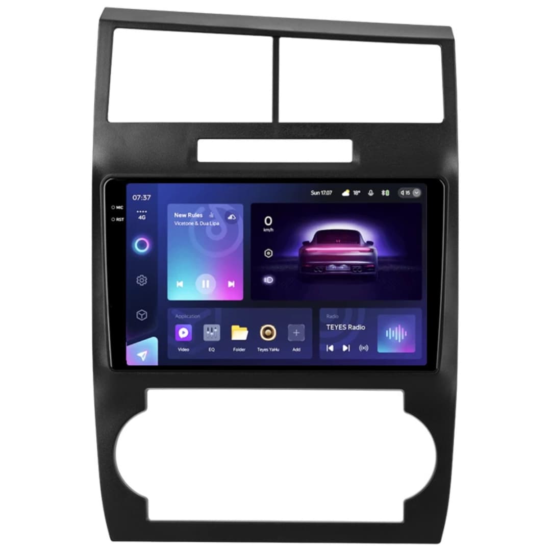 Navigatie Auto Teyes CC3 2K Dodge Charger 2005-2010 6+128GB 9.5" QLED Octa-core 2Ghz, Android 4G Bluetooth 5.1 DSP