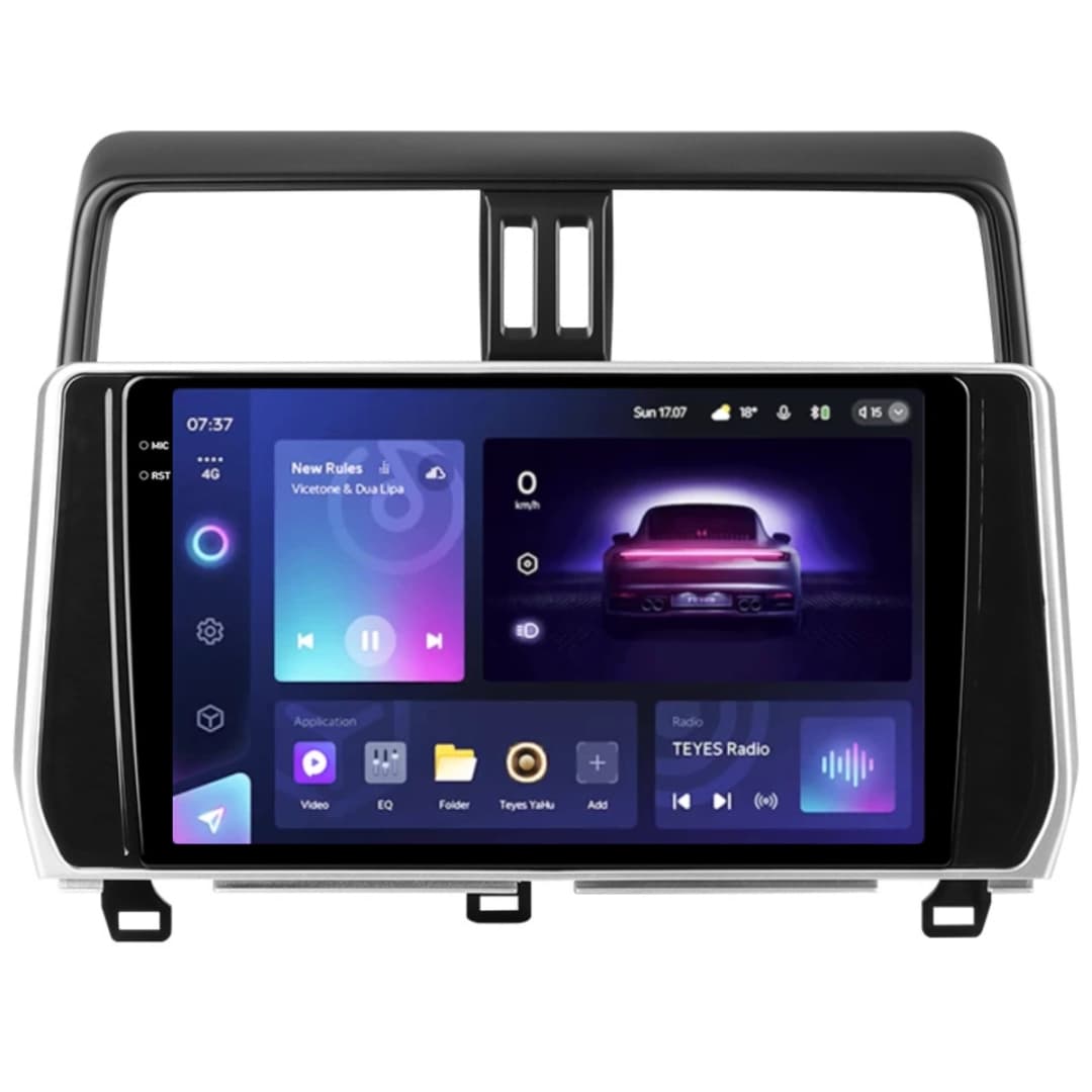Navigatie Auto Teyes CC3 2K Toyota Land Cruiser Prado J150 2018-2020 4+32GB 10.36" QLED Octa-core 2Ghz, Android 4G Bluetooth 5.1 DSP