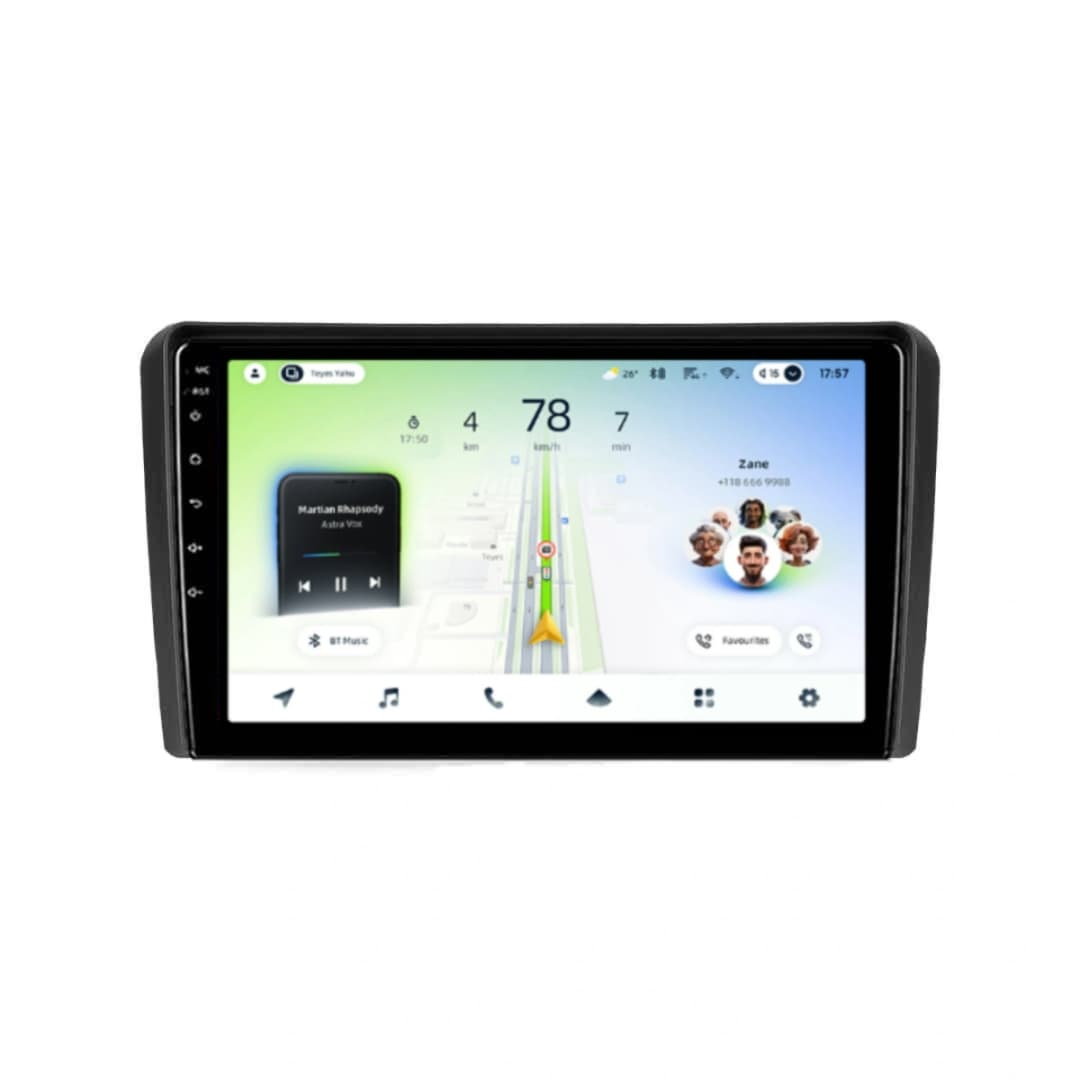 Navigatie Auto Teyes CC4L DTS Audi A3 8P 2004-2013 6+64GB 9" QLED Qualcomm 2Ghz, Android 4G Bluetooth 5.1 DSP