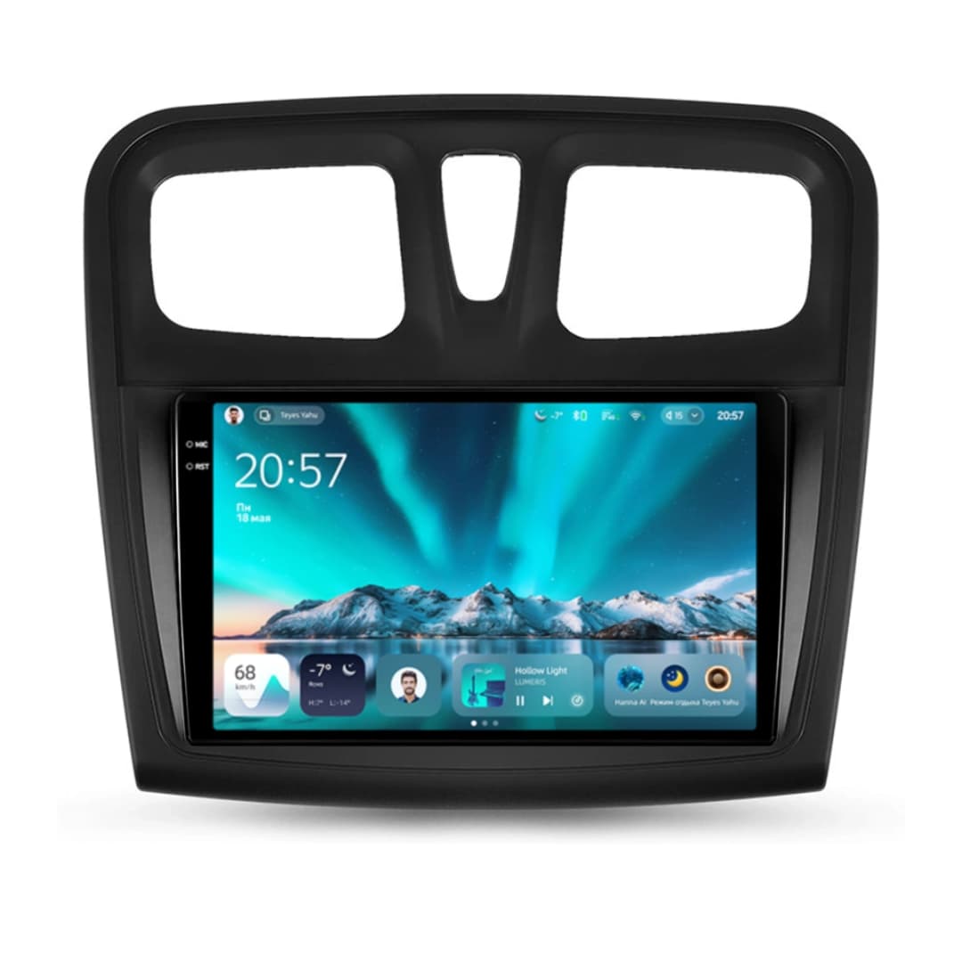 Navigatie Auto Teyes CC4 Dacia Sandero 2 2012-2016 6+128GB 9.5" QLED Octa-core 2.7Ghz, Android 4G Bluetooth 5.1 DSP