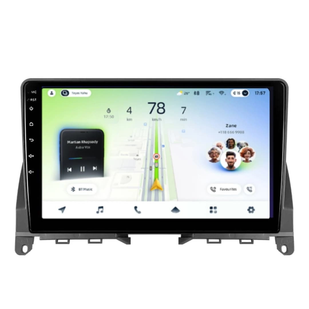 Navigatie Auto Teyes CC4L DTS Mercedes-Benz C Class W204 2008-2011 6+64GB 9" QLED Qualcomm 2Ghz, Android 4G Bluetooth 5.1 DSP