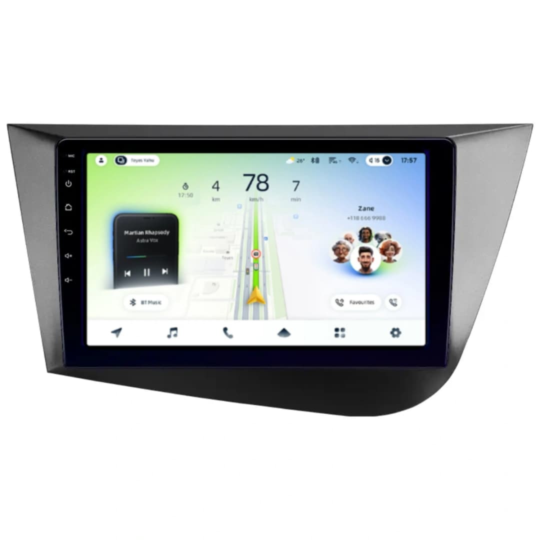 Navigatie Auto Teyes CC4L DTS Seat Leon 2 2005-2012 6+64GB 9" QLED Qualcomm 2Ghz, Android 4G Bluetooth 5.1 DSP