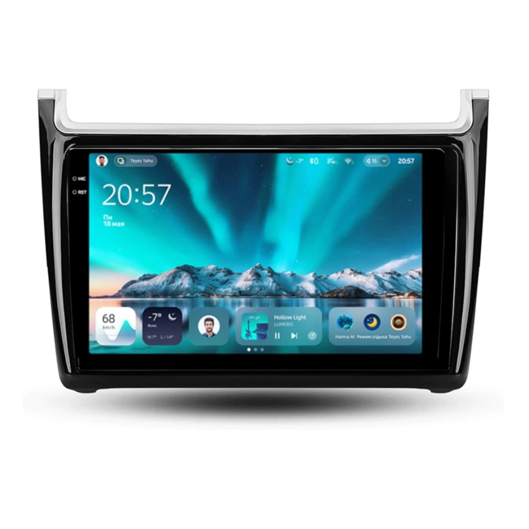 Navigatie Auto Teyes CC4 Volkswagen Polo 5 2008-2020 6+64GB 9.5" QLED Octa-core 2.7Ghz, Android 4G Bluetooth 5.1 DSP