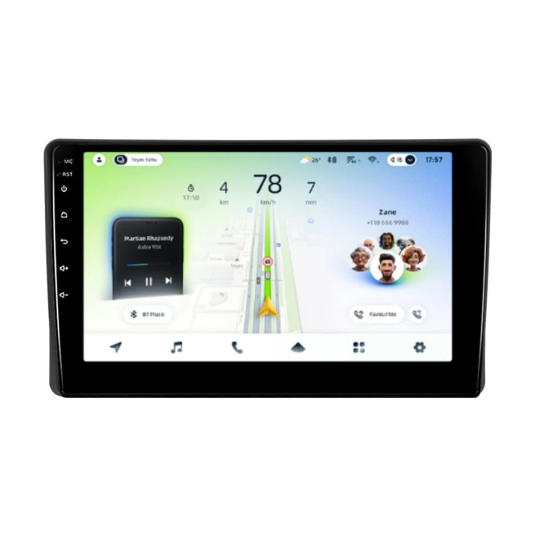 Navigatie Auto Teyes CC4L DTS Fiat Panda 2003-2012 6+64GB 9" QLED Qualcomm 2Ghz, Android 4G Bluetooth 5.1 DSP