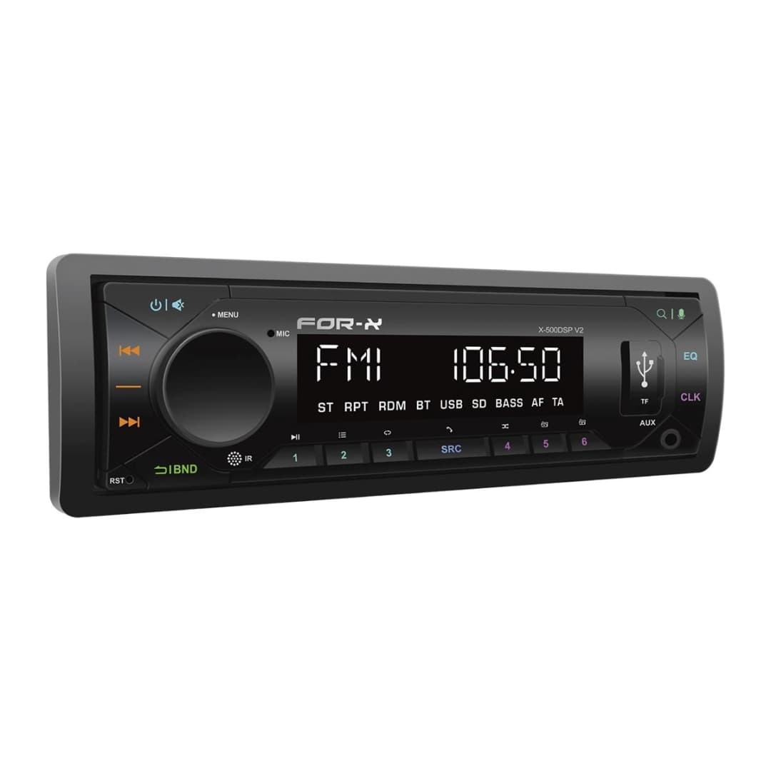 Player auto ForX X-500DSPv2, 1 DIN, 4x60W