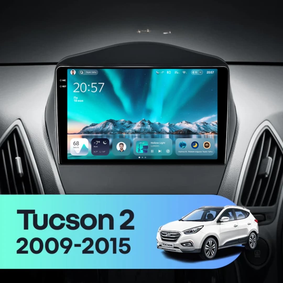 Navigatie Auto Teyes CC4 Hyundai Tucson 2 2009-2015 6+64GB 9.5" QLED Octa-core 2.7Ghz, Android 4G Bluetooth 5.1 DSP