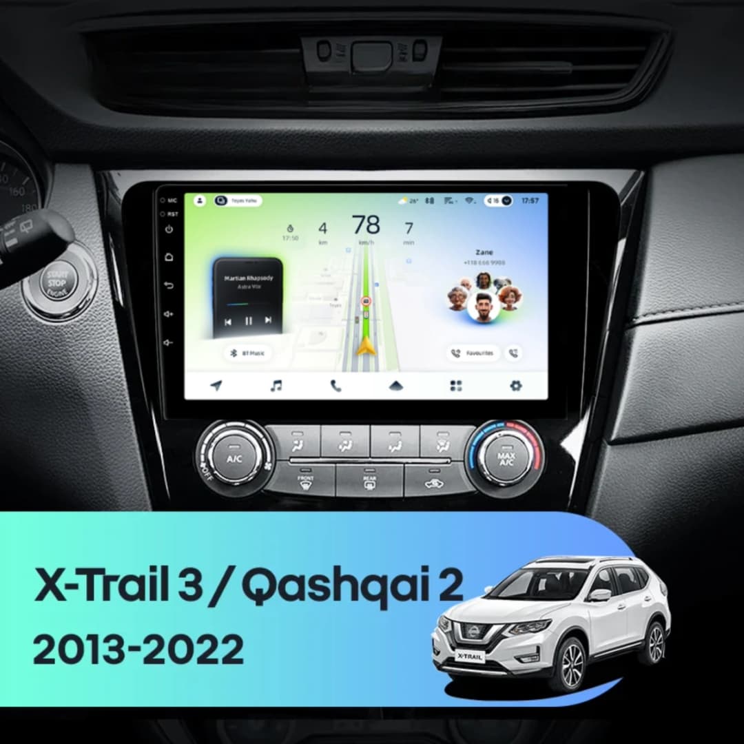 Navigatie Auto Teyes CC4L DTS Nissan X Trail 3 T32 2013-2017 6+64GB 10.2" QLED Qualcomm 2Ghz, Android 4G Bluetooth 5.1 DSP