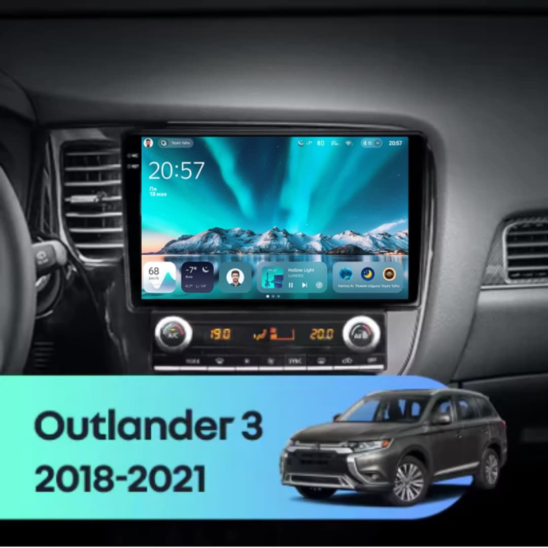 Navigatie Auto Teyes CC4 Mitsubishi Outlander 3 2018-2021 6+64GB 10.36" QLED Octa-core 2.7Ghz, Android 4G Bluetooth 5.1 DSP