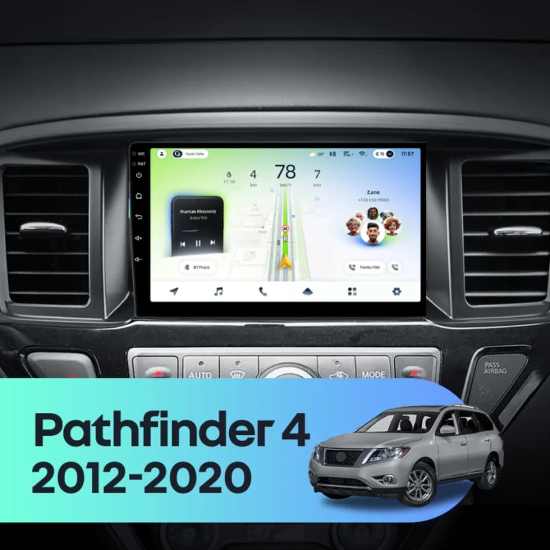 Navigatie Auto Teyes CC4L DTS Nissan Pathfinder 2013-2020 6+64GB 9" QLED Qualcomm 2Ghz, Android 4G Bluetooth 5.1 DSP