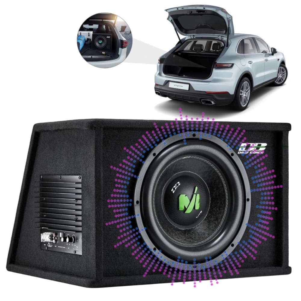 Subwoofer auto activ Deaf Bonce Machete ML12A, 300mm, 250W RMS, Activ