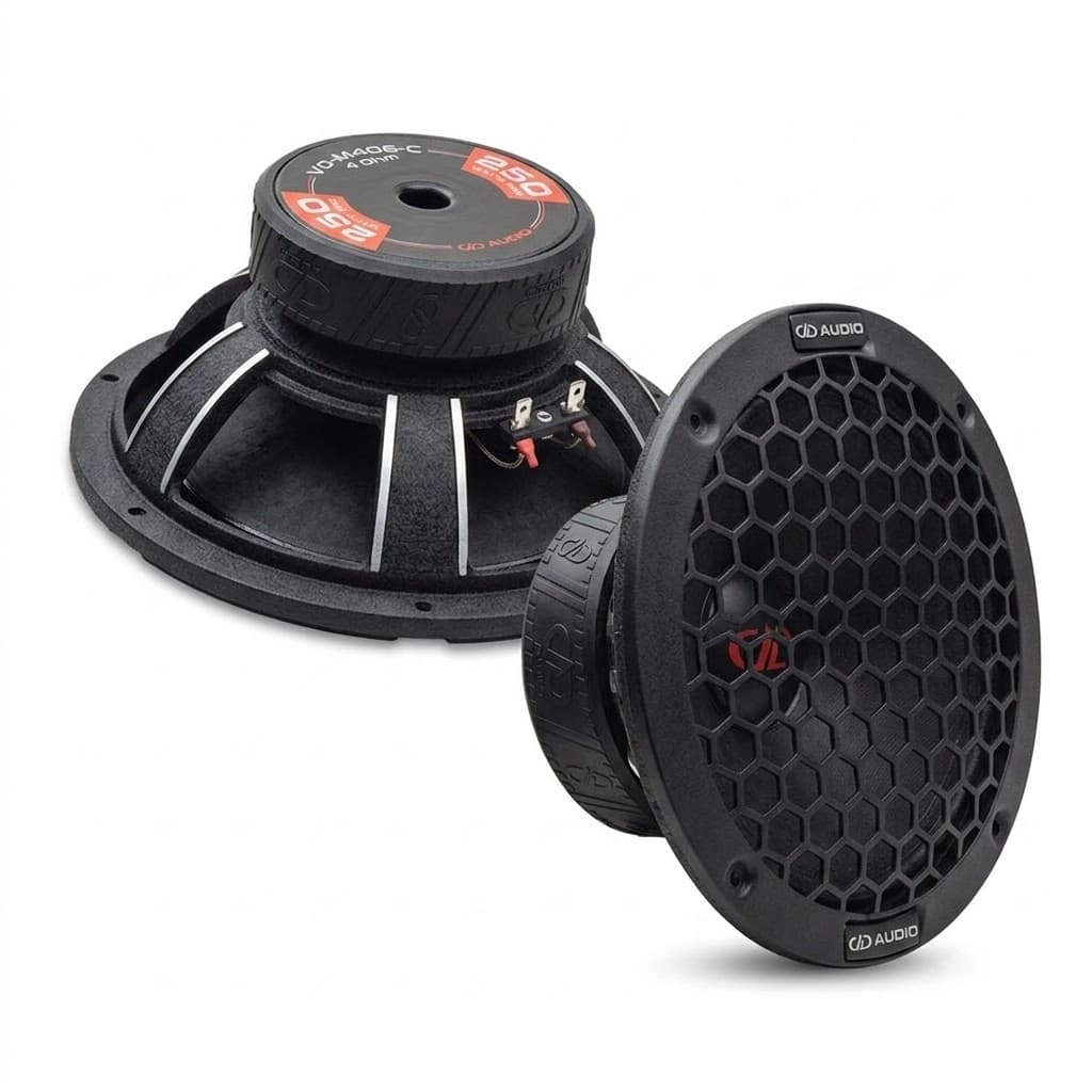 Set 2 difuzoare auto DD Audio VO-M406-S4, 165mm, 250W RMS, 4Ω