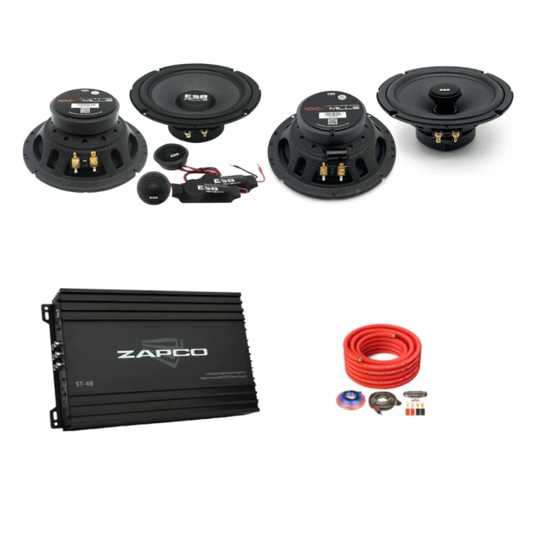 Pachet difuzoare auto cu amplificator dedicat SEAT Altea facelift 2009 - 2015 ESB 1000 260 W
