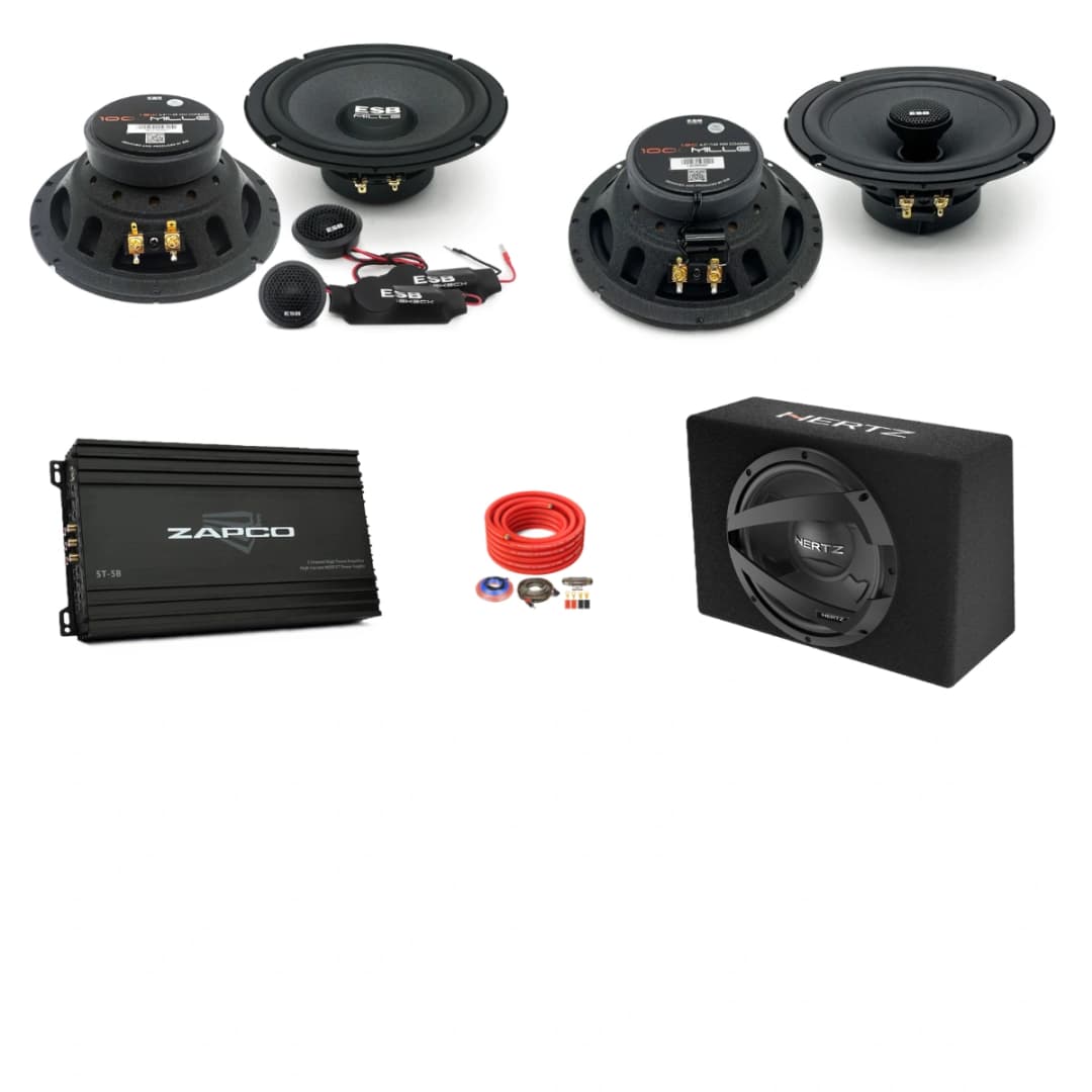 Pachet difuzoare auto cu subwoofer dedicat Lexus IS gen.2 facelift 2008 - 2013 ESB 1000 530 W
