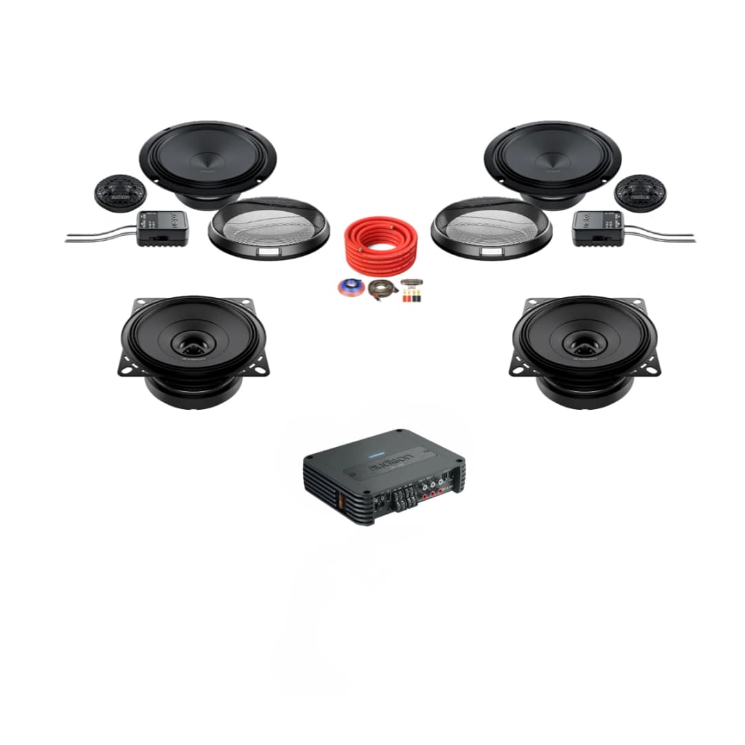 Pachet difuzoare auto cu amplificator dedicat BMW Z4 E89 2009 - 2013 Audison Prima 520 W
