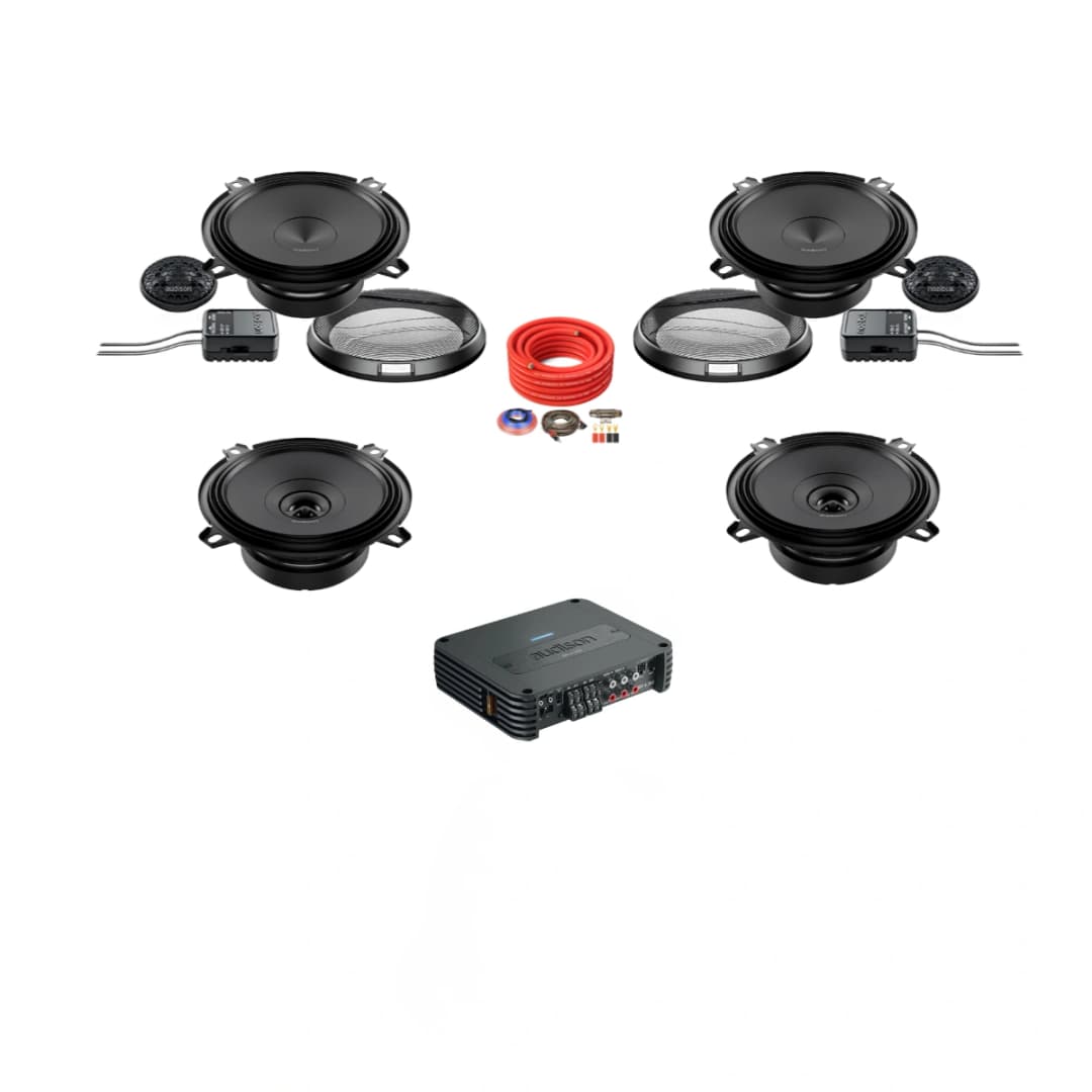 Pachet difuzoare auto cu amplificator dedicat Renault Mégane III facelift 2014 - 2016 Audison Prima 520 W