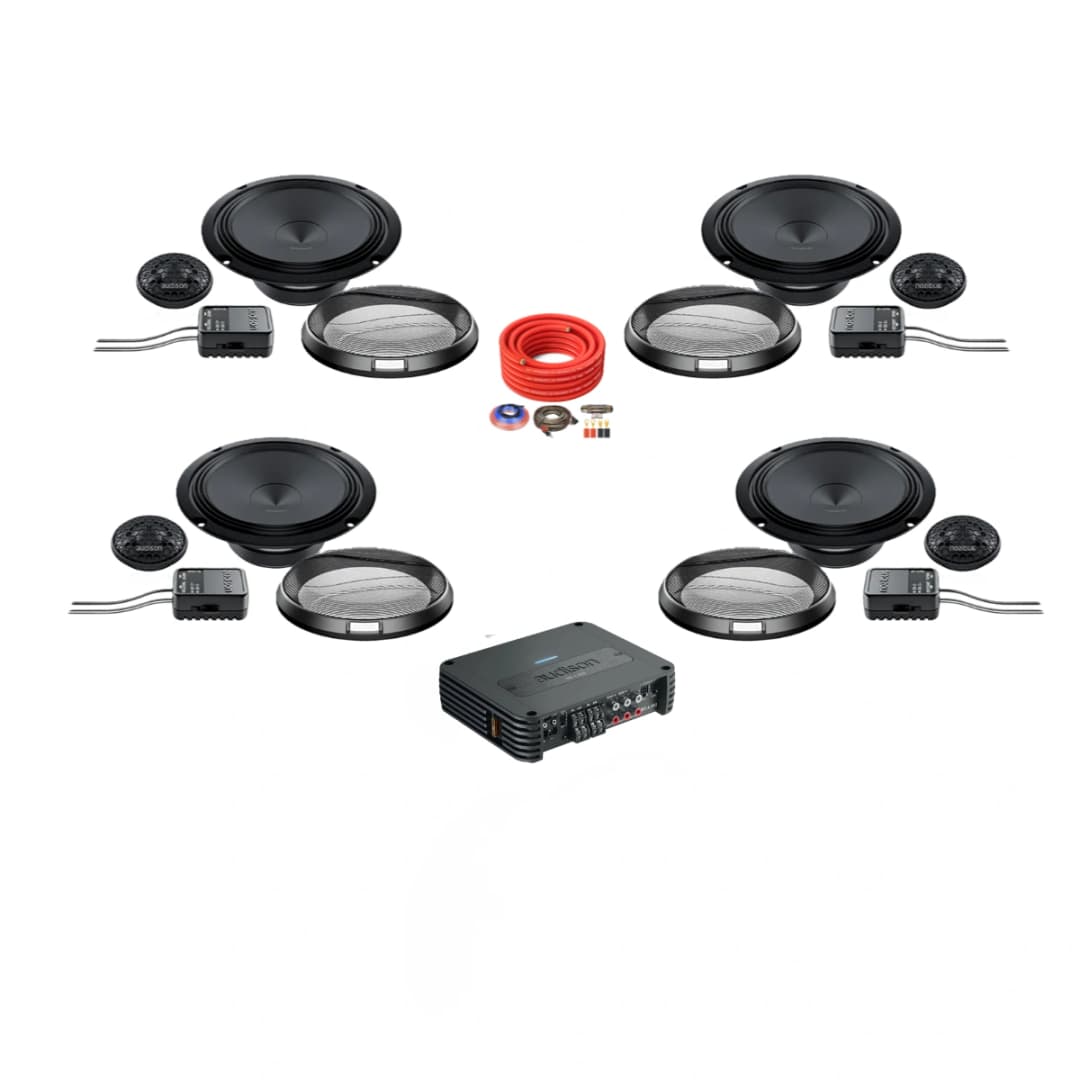 Pachet difuzoare auto cu amplificator dedicat SEAT León 1M 1999 - 2005 Audison Prima 520 W
